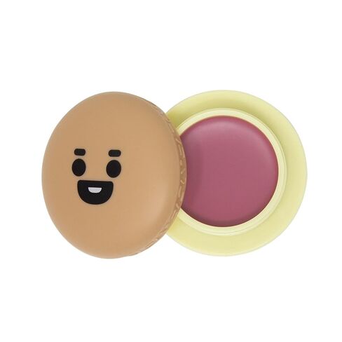 متجر كريم | BT21 Baby - Cooky Macaron Lip Balm - White Peach (Pink Tinted) in Kuwait