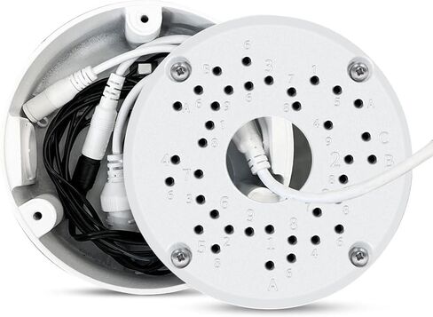 OHWOAI Universal Mount for Bullet Security Cameras, Waterproof Metal Junction Box for Outdoor Surveillance Camera, Conceal Cables on The Wall (8 Packs) in Kuwait