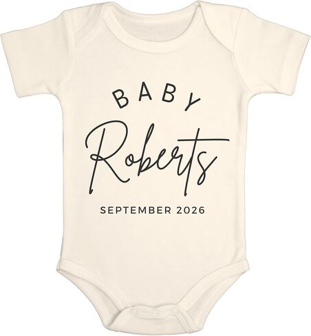 Custom Baby Pregnancy Announcement Bodysuit in Saudi Arabia
