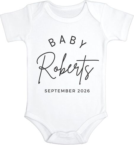 Custom Baby Pregnancy Announcement Bodysuit in Saudi Arabia