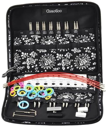 ChiaoGoo Twist Stainless Steel Interchangeable Set, 4-inch (10cm) Complete (7400-C) in Kuwait