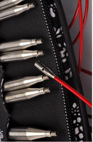 ChiaoGoo Twist Stainless Steel Interchangeable Set, 4-inch (10cm) Complete (7400-C) in Kuwait