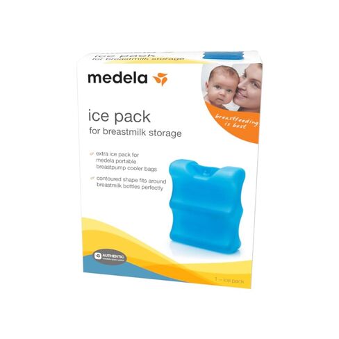 Medela Ice Pack for Breast Milk Storage, Contoured Shape Designed to Fit Breastmilk Bottles, for On The Go or Traveling Moms in Kuwait