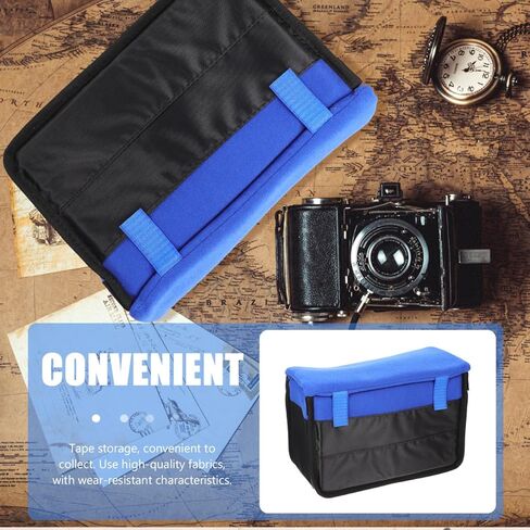 1PC مقاوم للصدمات DSLR كيس تخزين كاميرا مضغوطة وحقيبة واقية خفيفة الوزن لإكسسوارات التصوير الفوتوغرافي كاميرا دائمة حمل للسفر والرحلات النهارية in Kuwait