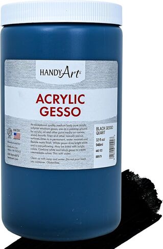 Handy Art 440-003 Medium Student Acrylic Paint, 32 oz., Gesso White in Saudi Arabia
