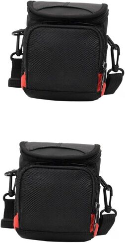 NUOBESTY Portable Camera Storage Pouch Digital Camera Holder with Comfortable Strap Cross Body Shoulder Bag for Travel in Kuwait