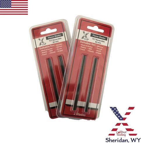 3-1/4" Inch Double Edged HSS Planer Blades - Fits Ryobi HPL51K & PC60THP - Pack of 10 in Kuwait