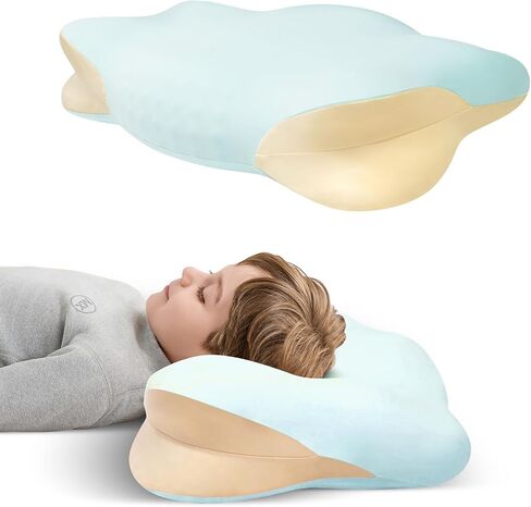 وسادة صغيرة مع وسادة قابلة للإزالة على الوجهين ، وسادة رغوة الذاكرة للأطفال ، وسادة الأطفال للنوم ، والتنفس والتبريد ، 12x20 في in Kuwait