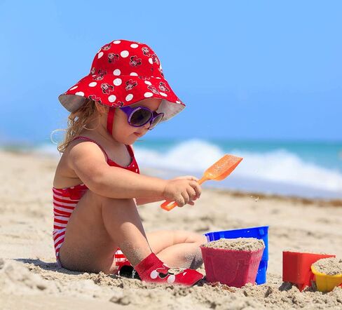 Disney Minnie Mouse Pink Sunny Fun Swim Hat and Booties Set - 0-12 Months in Saudi Arabia