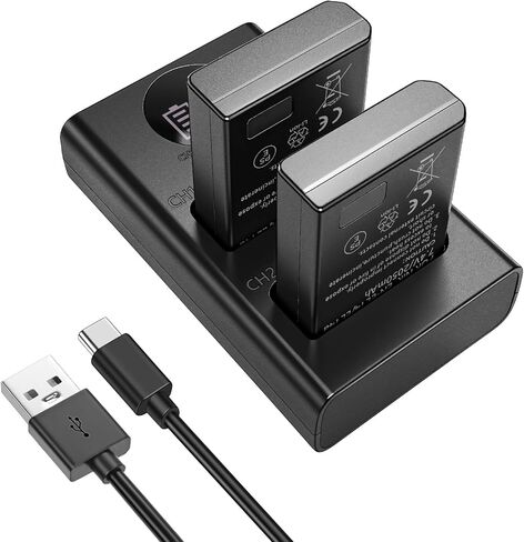 EN-EL14 / EN-EL14a Lithium Ion Battery Packs, 7.4V 2050mAh Compatible with Nikon Digital Camera D3100 D3200 D3300 D3400 D5600 D5100 D5200 P7000 P7800 (1) in Saudi Arabia