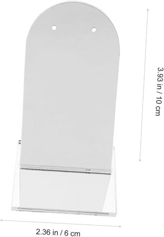 لوحة انعكاس مجوهرات عرض مصنوعة من ثقوب الأكريليك للأقراط مثالية لاستوديو الصور والمنزل in Kuwait