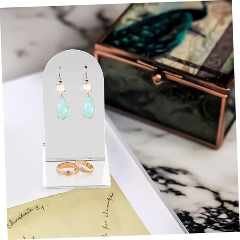 لوحة انعكاس مجوهرات عرض مصنوعة من ثقوب الأكريليك للأقراط مثالية لاستوديو الصور والمنزل in Kuwait