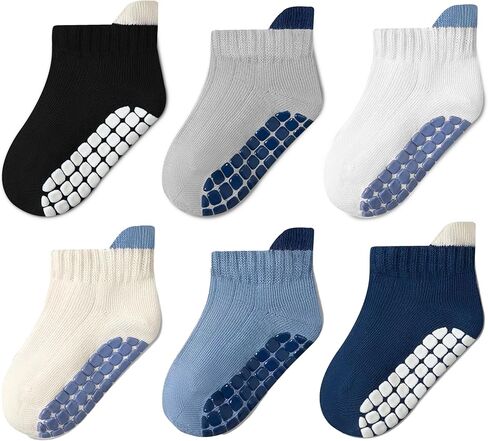 طفل صغير غير قبيل القبضة الجوارب في الكاحل مع القطن القنابل للطفل الفتيات الرضيعون الأطفال 6 أزواج in Kuwait