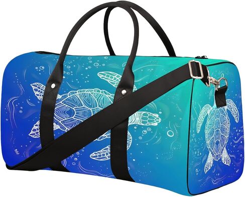 Aztec Western Travel Duffel Bag, Ethnic Aztec Geometric Sports Tote Gym Bag Foldable Western Aztec Weekender Bag Carry on Luggage Handle Bag Overnight Shoulder Bag for Women Men in Kuwait