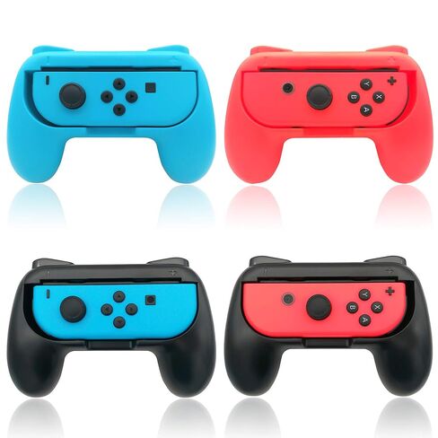 [Both for Switch 2 and 1] FYOUNG Grips for Nintendo Switch 2/1/OLED Controller, Handle Holder for Joycon 2&for Joy con, Dual Size Comfort Ergonomic Grip for Kids&Adults, Family Gaming Accessories in Saudi Arabia