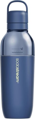 SodaStream - Fizz & Go Cool Bottle | Stainless Steel Carbonating Water Bottle | Keeps Drinks Cold 12 Hrs | Cupholder Friendly | Compatible with Pink CO2 cylinder machines | Sand color | 30.4 oz in Saudi Arabia