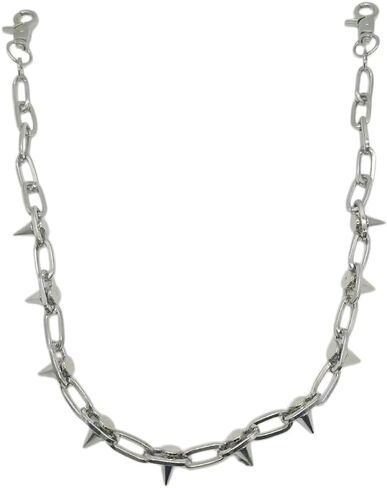 Punk Wallet Chain with Rivets – Biker Chain Keychain for Men & Women, Hip Hop Jeans & Trouser Chain in Kuwait