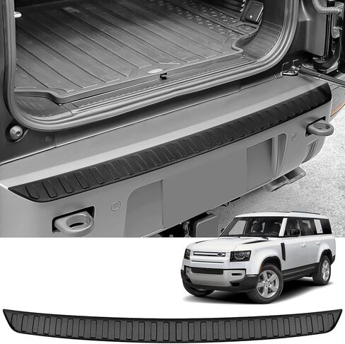 ZZEQYG Bumper Protector ABS Material for Ford Explorer 2011 2012 2013 2014 2015 2016 2017 2018 2019 Accessories Rear Bumper Guard Trunk Sill Protector in Kuwait