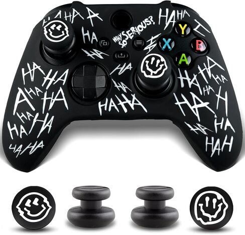 Anti-Slip Controller Skin Kit, with 2 Thumb Grip Cover & 2 Elevated Base, Silicone Controller Case with Textured Grip for Xbox Series S/X in Saudi Arabia