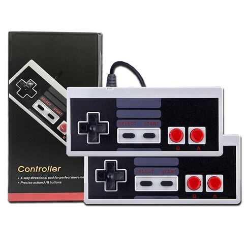 acisan 2-Pack Classic Wired Controllers – Compatible with Mini Console & Classic Edition (2016/2018 Remake) with 9.8FT Cable for Enhanced Gaming Experience in Saudi Arabia