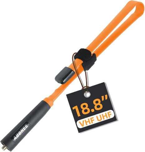 ABBREE SMA-Female Ham Radio Antenna VHF/UHF 18.8-inch 144/430MHz High Gain Foldable CS Tactical Antenna for Baofeng UV-5R BF-F8HP 5RM K5PLUS UV-21R AR-152 Quansheng K6 UVK5(8) Radio Accessories in Kuwait
