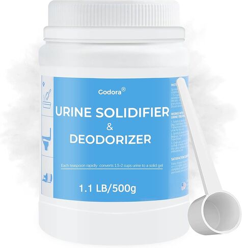 Godora 30 Packs ECO-Friendly Portable Toilet Poo Urine Gel Powder, Portable & Fast-Absorbing Camping Toilet Gel, Rapidly Biodegradable Eco Poo Urine Gel, Outdoor Portable Bedpans & Emergencies in Kuwait