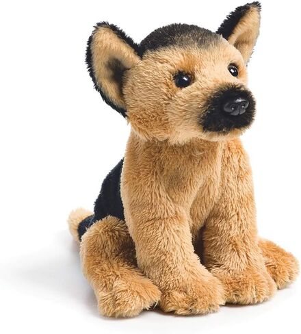 DEMDACO Black Long-Haired Chihuahua Children's Plush Beanbag Stuffed Animal Toy in Kuwait