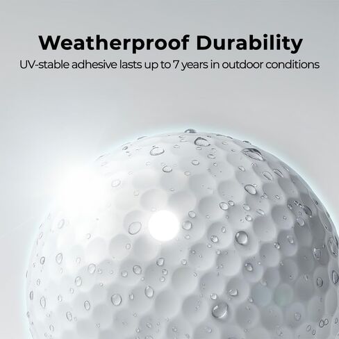 LiteMark White Reflective 0.25 Inch Dot Stickers | Weatherproof Golf Ball Decals for Enhanced High Speed Camera Detection and Simulators - Pack of 546 in Kuwait