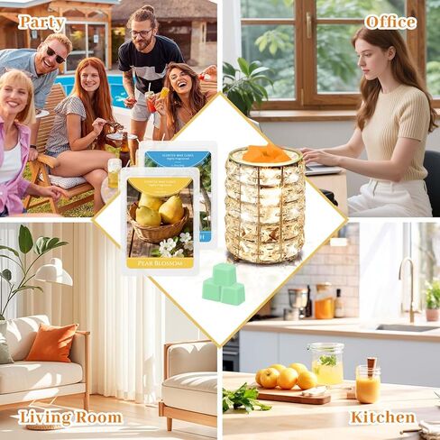 Wax Melt Molds, 6 Cavity Wax Melt Containers, 100 Pack Empty Clear Plastic Wax Melt Clamshells for Tarts Wax Melts in Kuwait