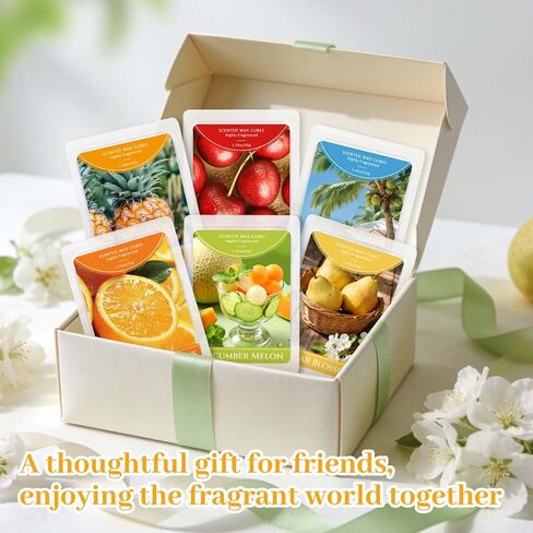 Wax Melt Molds, 6 Cavity Wax Melt Containers, 100 Pack Empty Clear Plastic Wax Melt Clamshells for Tarts Wax Melts in Kuwait