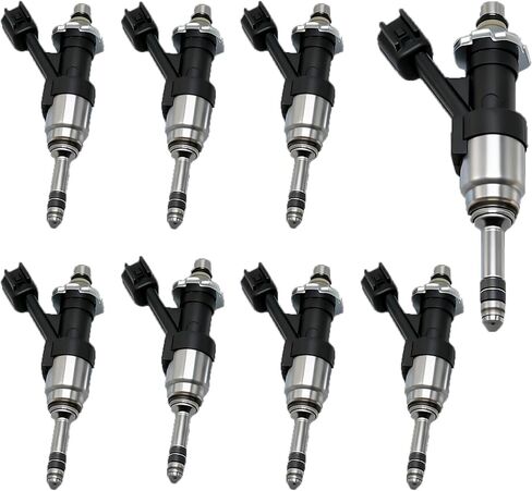 Fuel Injectors 12668390 Compatible with Tahoe Suburban Cheyenne GMC Sierra 2013-2018 Silverado 1500 2500 Yukon 2014-2018 4.3L V6 5.3L V8 Replace 12668390 FJ1217 Set of 8 in Kuwait