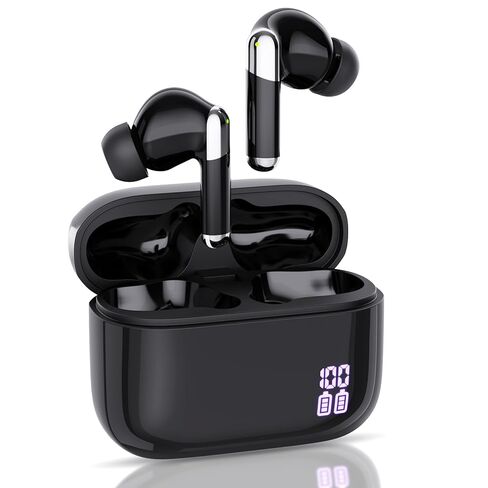 أدوات مساعدة للسمع لكبار السن، مكبرات صوت قابلة لإعادة الشحن مع علبة شاحن محمولة، أدوات مساعدة للسمع للبالغين الذين يعانون من فقدان السمع مع التحكم في مستوى الصوت وإلغاء الضوضاء، مكبرات صوت للسمع مع تقليل الضوضاء، سهلة التشغيل لكبار السن in Kuwait