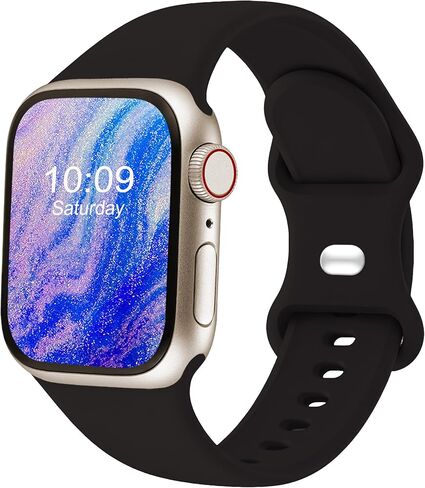 سوار رياضي متوافق مع سوار ساعة Apple 38 مم 40 مم 41 مم 42 مم 44 مم 45 مم 46 مم 49 مم للنساء والرجال، سوار معصم بديل من السيليكون الناعم لسلسلة iWatch 10 9 8 7 6 5 4 3 2 1 Ultra SE in Kuwait