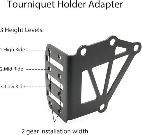 Locking Clip Tourniquet Holder, JUNESEAKER Tourniquet Pouch for Gen 7 C-A-T and Older, Universal Belt Upgraded Clip Holder Gift Box (Tourniquet Not Included) in Kuwait
