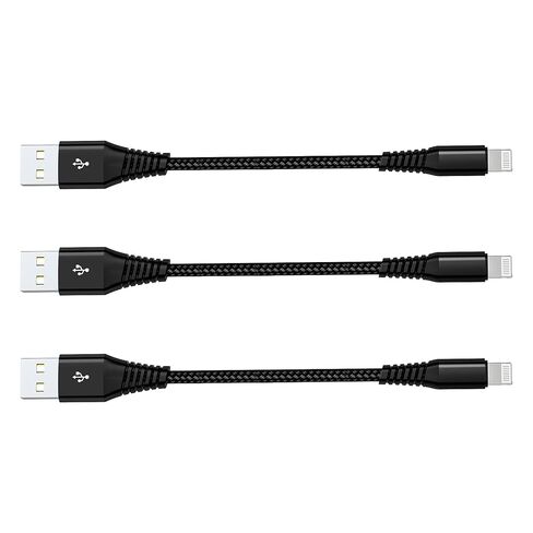 Short iPhone 16 Fast Charging Cord, 3 Pack Woven USB A to Type C 3.1A Charger Cable CarPaly Carlife Media Call Sync for iPhone 16, 16Pro, 15Pro, 15 Pro Max, iPad Pro, Galaxy S24 Note 24 Google Pixel in Saudi Arabia