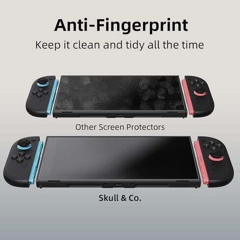 by Skull & Co. High Transparency High Sensitivity Tempered Glass Screen Protector For Nintedo Switch 2 with EZ-Install KIT - HD Clarity (2-PACK) in Kuwait