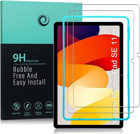 Ibywind Screen Protector For Xiaomi Pad 7/Xiaomi Pad 7 Pro 11.2",with 2Pcs Tempered Glass,[Fingerprint Reader,Easy to install] in Saudi Arabia