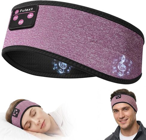 سماعات رأس للنوم - سماعات رأس - سماعات رأس للنوم، عصابة رأس بلوتوث للنوم الجانبي، عصابة رأس موسيقية، قناع العين اللاسلكي، هدايا الأدوات التقنية للنساء والرجال in Kuwait