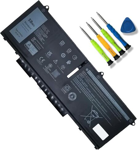 استبدال بطارية JOTACT 07KRV 58Wh لجهاز Dell Latitude 5530 5430 5330 Precision P137G004 P137G006 3570 P104F005 P104F006 سلسلة الكمبيوتر المحمول H4PVC O7KRV 0H4PVC Y86WG 0Y86W 15.2V 3625mAh 4-الخلايا in Kuwait