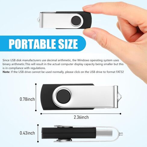 Kanayu 4GB 100 Pack USB Flash Drives Bulk 2.0 USB Thumb Drives Memory Jump Drive with LED Light Portable Keychain Flash Drive for Data Storage Pc Computer Laptop Office School(4GB) in Kuwait