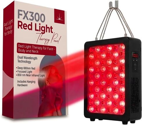 جهاز العلاج بالضوء الأحمر المحمول للوجه FX35، لوحة العلاج بالضوء الأحمر القريبة من الأشعة تحت الحمراء القابلة لإعادة الشحن لتخفيف آلام الجسم، قائمة العناصر المؤهلة فقط من FSA in Kuwait