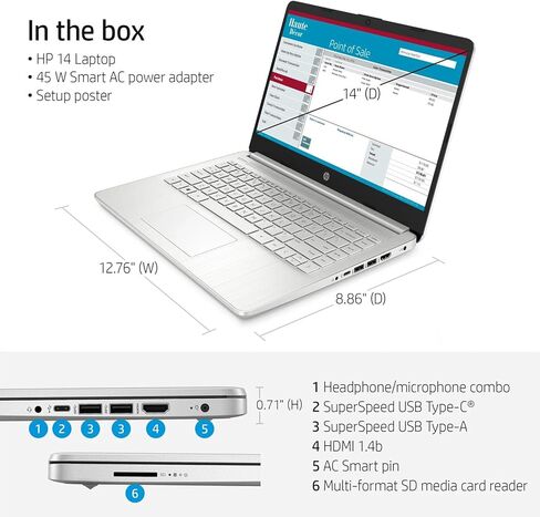 HP Specter 16 X360 2-in-1 Business Business Laptop ، 16 "FHD+ 120Hz الشاشة التي تعمل باللمس ، (Intel Ultra 7-155H ، 16GB RAM ، 1TB SSD ، Backlit KYB ، Photsprint Reader ، 2 Thunderbolt 4 ، Win 11 Pro) W/DoCkztorm Hub in Kuwait