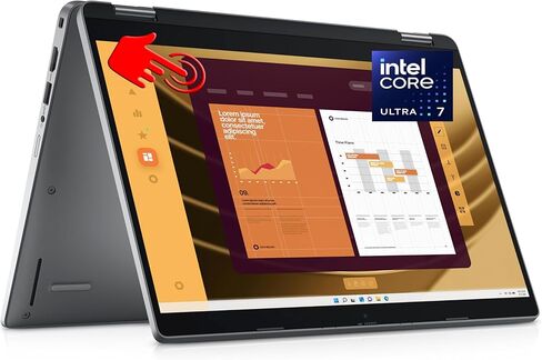 Dell 13.3 "Latitude 5350 Multi -Touch 2 -In -1 Laptop - 13.3" IPS Touchscreen - Intel Core Ultra 5-135U 12 -Core - 512GB SSD - 32GB RAM - Windows 11 Pro in Saudi Arabia