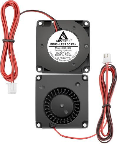 GDSTIME 75mm x 25mm Blower 12V, 7525 DC Brushless Turbo Cooling Fan 2-Pin 2-Pack in Saudi Arabia