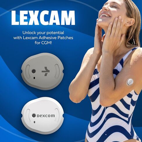 رقعات لاصقة مقطوعة مسبقًا لجهاز Dexcom G7، Stelo - عبوة من 30 قطعة - رقعات شفافة مقاومة للماء للمراقبة المستمرة للجلوكوز، لا يتضمن المستشعر. in Kuwait