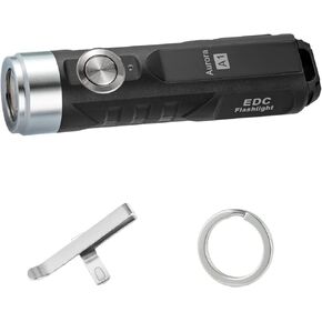 مصباح سلسلة مفاتيح RovyVon Aurora A1 G4، بحد أقصى 650 لومن فائق السطوع مع حجم صغير EDC، 5 أوضاع سهلة الاستخدام، قابل لإعادة الشحن USB-C، مقاوم للماء، مثالي للتخييم في حالات الطوارئ في الهواء الطلق (ArmyGreen) in Kuwait