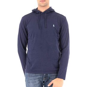 POLO RALPH LAUREN Jersey Knit Hoodie Tee (Green/Burgundy Pony, XX-Large) in Kuwait