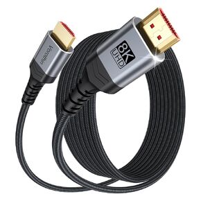 10ft HDMI 2.1 كابل 10 حزمة ، عالي السرعة 8K HDMI سلك 48 جيجابت في الثانية ، CL3 محمي مصنفة HDMI 8K@60Hz ، 4K@144Hz/120Hz ، HDR10+، EARC/ARC للتلفزيون ， Soundbar ، ROKU ، 8K/4K MONITORY ، LAPTOP ، CARMACS ، الكاميرا in Kuwait