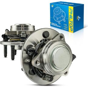 PHILTOP 515159 RWD Front Wheel Hub Assembly Fit for Chevrolet Silverado 1500 2014-2018, Chevrolet Tahoe 2015-2020, GMC Sierra 1500 2014-2018, 6 Lugs Wheel Hub Bearings W/ABS in Kuwait
