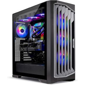 Skytech O11 Vision Gaming PC سطح مكتب ، Intel I9 14900KF 3.2 GHz (5.6 جيجا هرتز Turbo) ، NVIDIA RTX 5080 16GB ، Z790 Board ، 2TB Gen4 NVME SSD ، 32GB DDR5 RAM 6000 RGB ، 850W GOLD ATX 3 PSU ، WI-FI ، WIN 11 in Kuwait